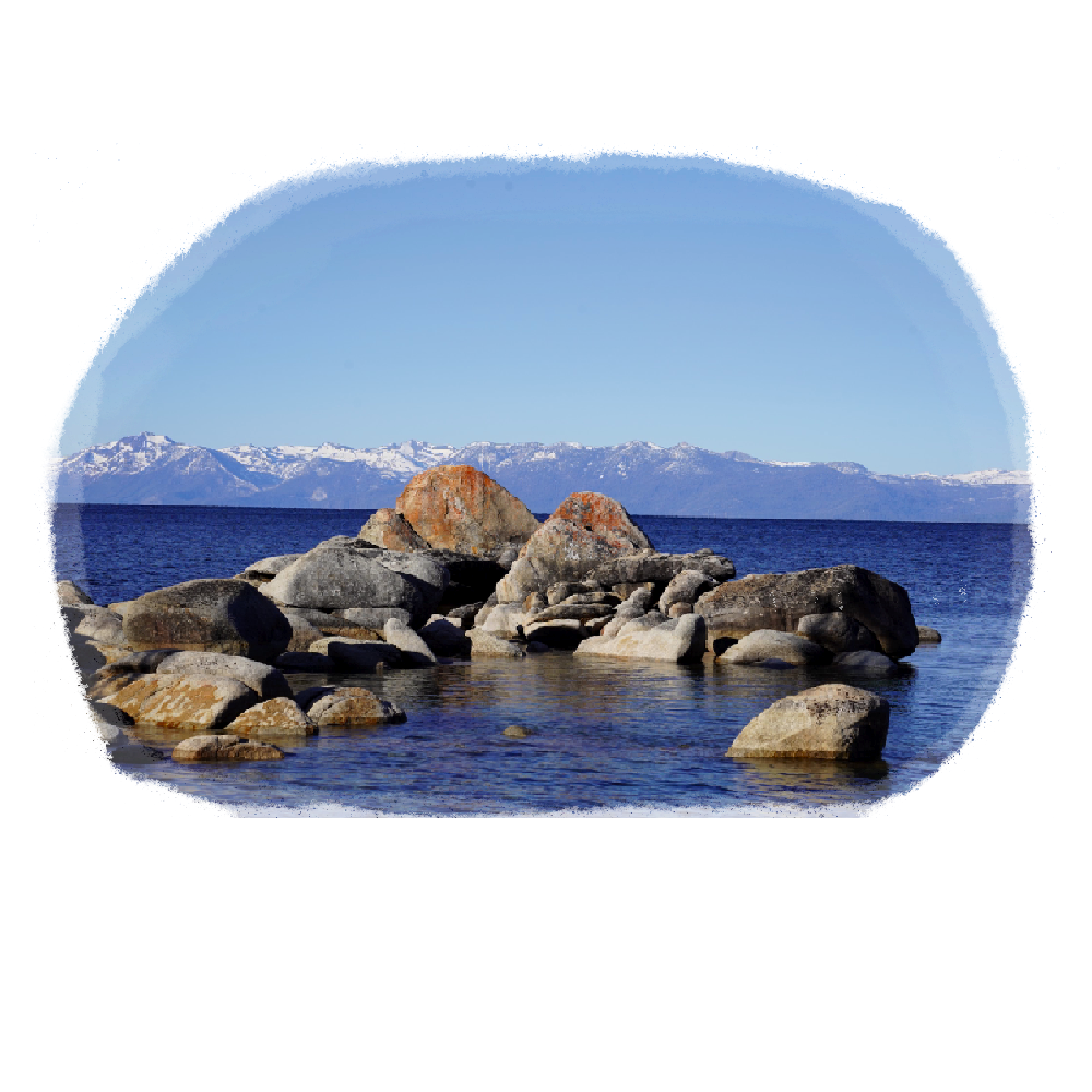 Lake Tahoe Christmas Ornaments