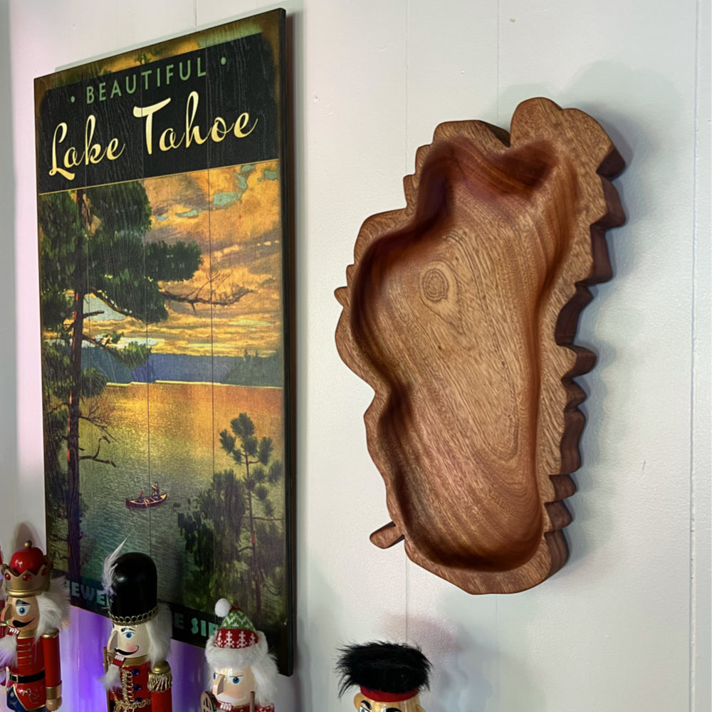 Lake Tahoe Bowl in Sapele Wood – Rustic Incline