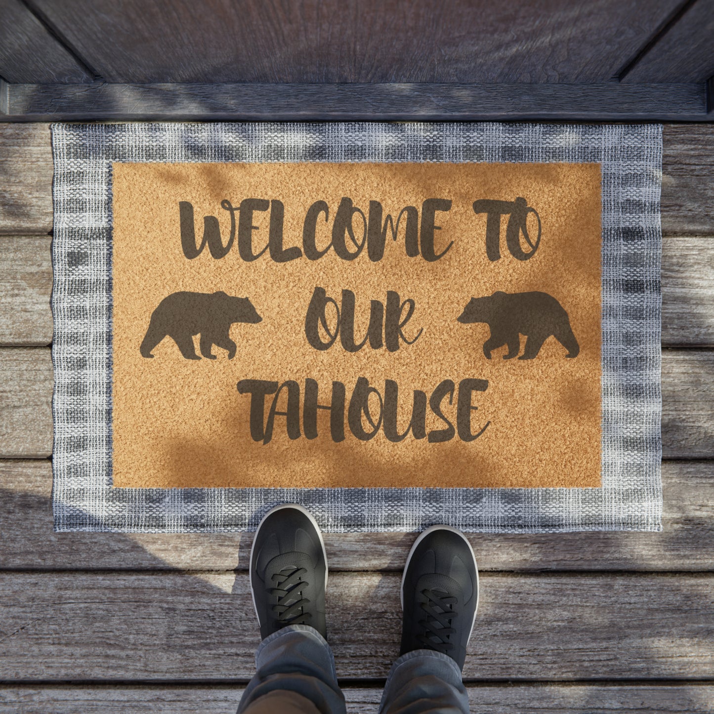 Welcome To Our Tahouse Doormat
