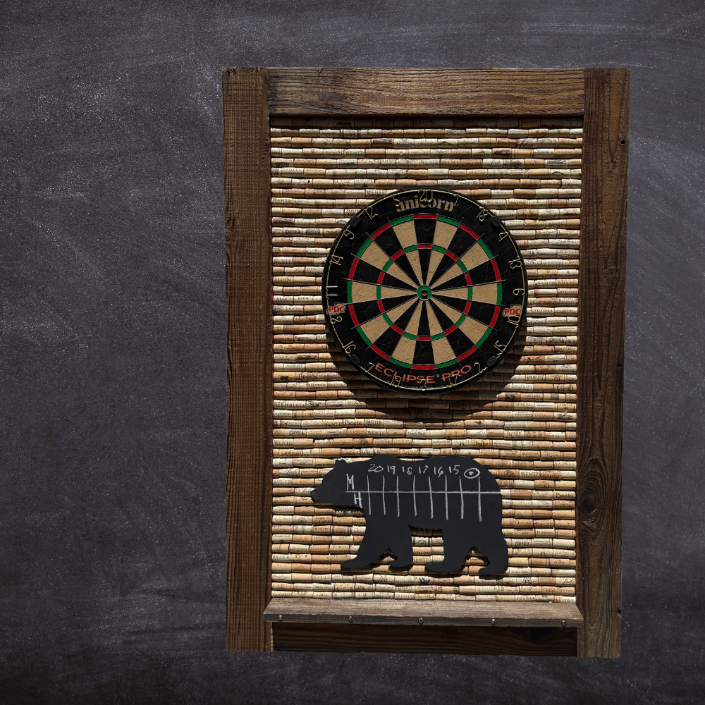 Wine Cork Dart Board