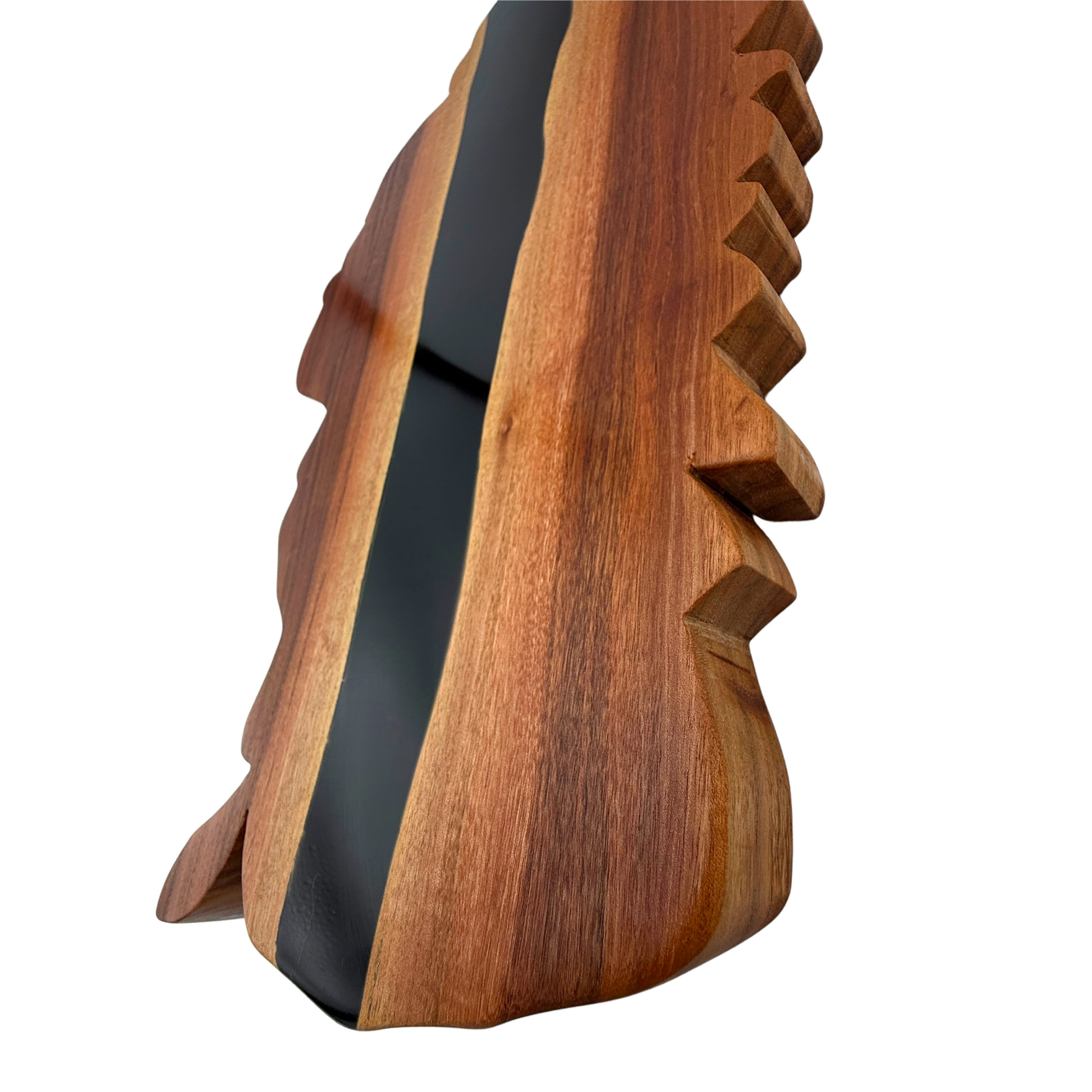 Lake Tahoe Shaped Charcuterie Board In Patagonian Rosewood