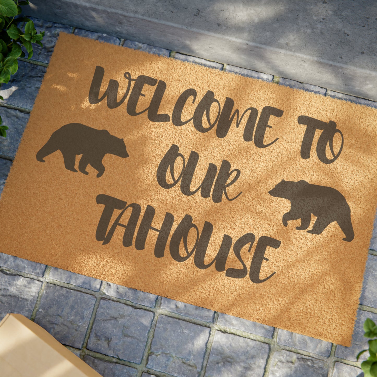 Welcome To Our Tahouse Doormat