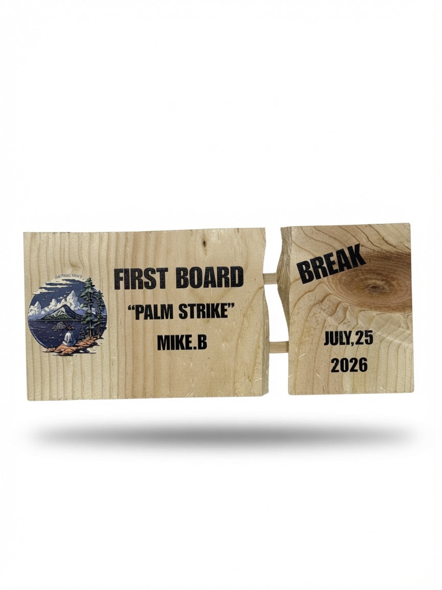 Personalized Karate Trophy