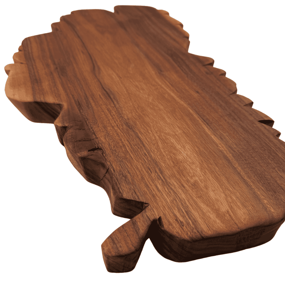 Lake Tahoe Charcuterie Board – Patagonian Rosewood (19" x 11") - Rustic Incline