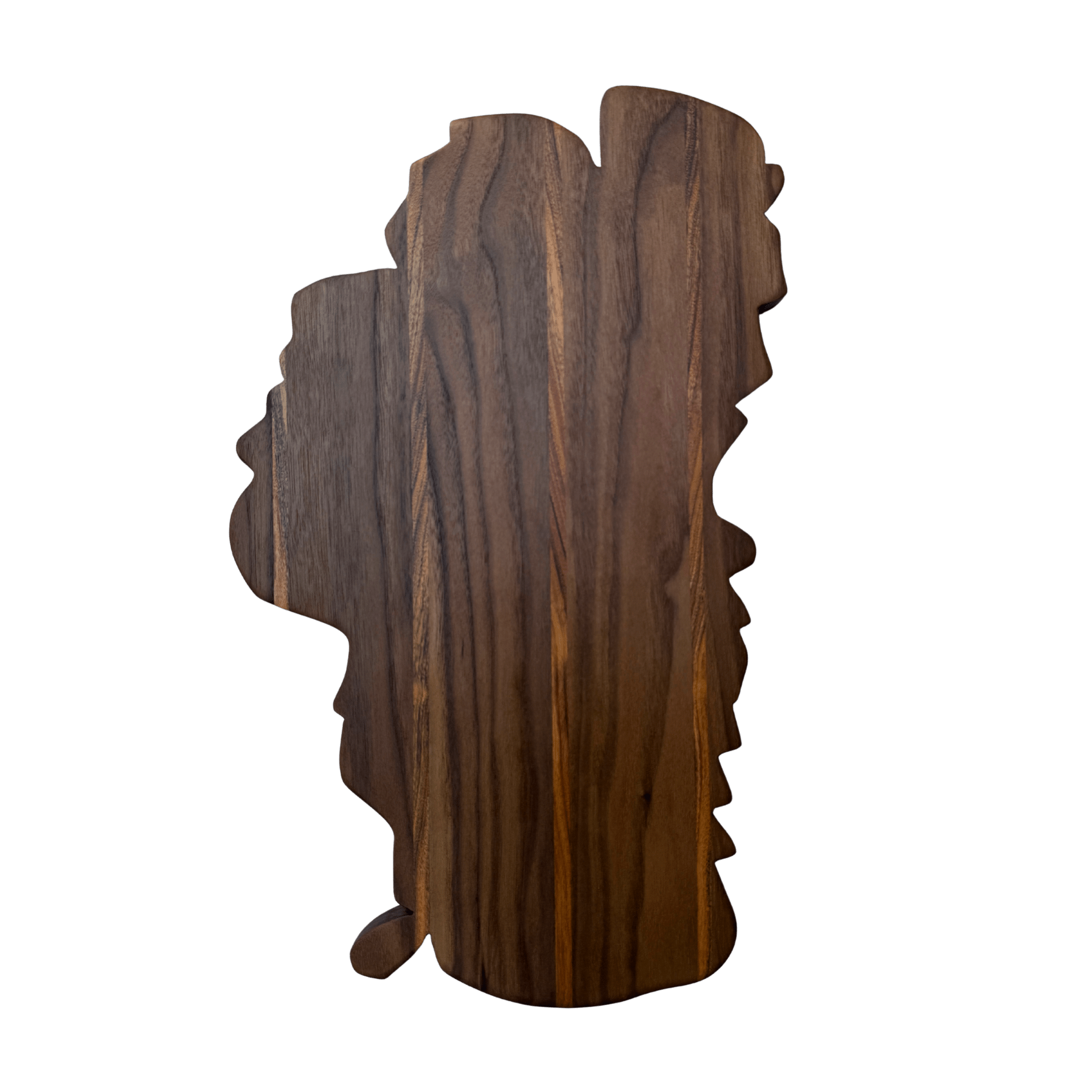 Lake Tahoe Charcuterie Board Walnut & Patagonian Rosewood 11 x 18 x 3/4 - Rustic Incline